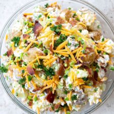 Loaded Baked Potato Salad Recipe: Creamy, Savory, and Perfect for Any Gathering