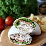 Easy chicken salad wraps filled with fresh ingredients for a quick meal.