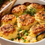 Delicious Chicken Pot Pie Casserole, a comforting and hearty dish