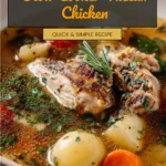 Delicious Slow Cooker Tuscan Chicken made with fresh ingredients