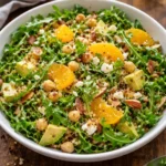Delicious Arugula Citrus Salad with colorful fruits and leafy greens