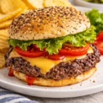 Ultimate homemade smash burgers cooked to perfection with delicious toppings