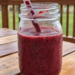 Triple Berry Chia Detox Smoothie packed with nutrients and flavors